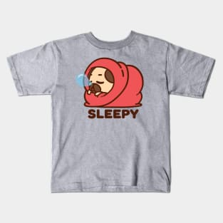 Sleepy Puglie Kids T-Shirt